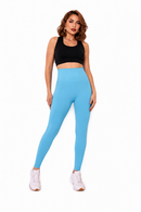 Calça legging academia tecido poliamida não transparente