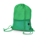 Mochila Saco em Poliéster Resistente com Bolso Zíper