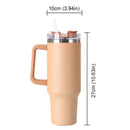 Copo Caneca Térmica Quencher Com Canudo E Alça 1200ML