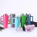 Copo Caneca Térmica Quencher Com Canudo E Alça 1200ML