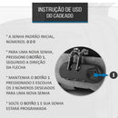 Mochila Notebook Anti Furto Com Cadeado E Entrada Fone De Ouvido E USB
