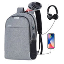 Mochila Notebook Anti Furto Com Cadeado E Entrada Fone De Ouvido E USB