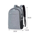 Mochila Notebook Anti Furto Com Cadeado E Entrada Fone De Ouvido E USB